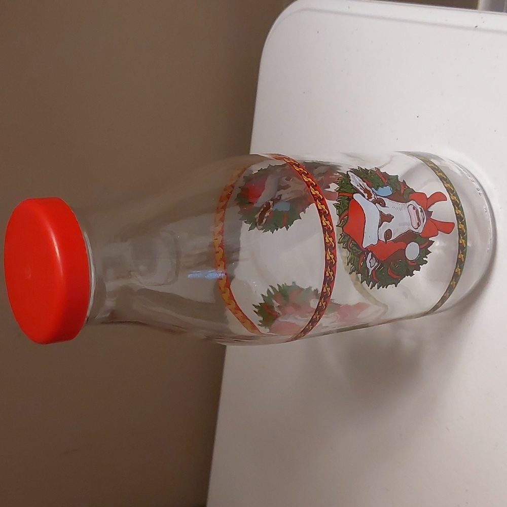 Christmas Milk Bottle